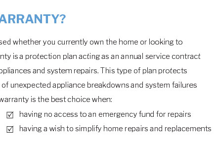 home warranty sonoma